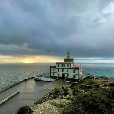 Amodiño- 1º Línea Playa Langosteira Y Vistas Al Mar Apartamento
