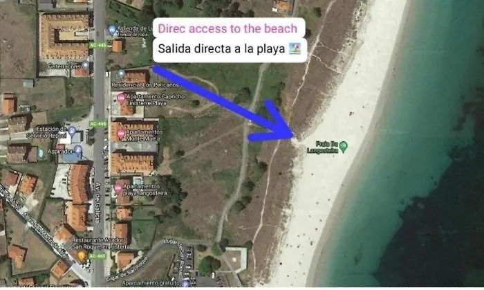 Appartement Amodino- 1º Linea Playa Langosteira Y Espectaculares Vistas Al Mar *